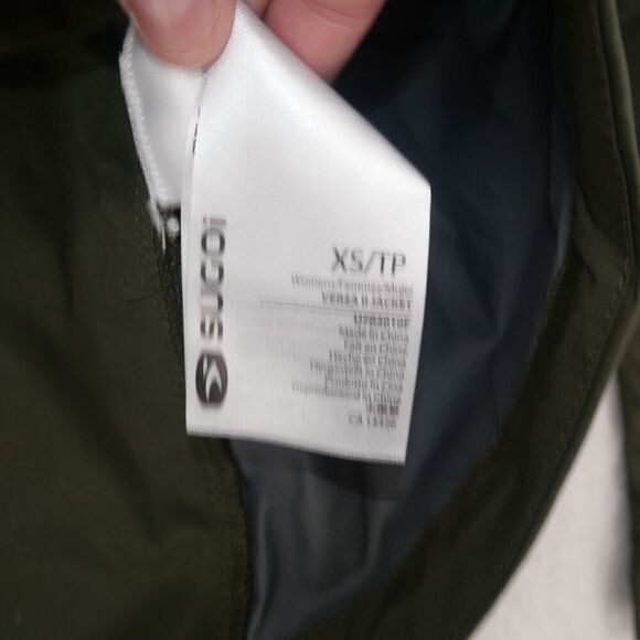 NEW Sugoi Women's XS Versa Jacket Vest Waterproof Removeable Sleeves Olive Green - Picture 9 of 12